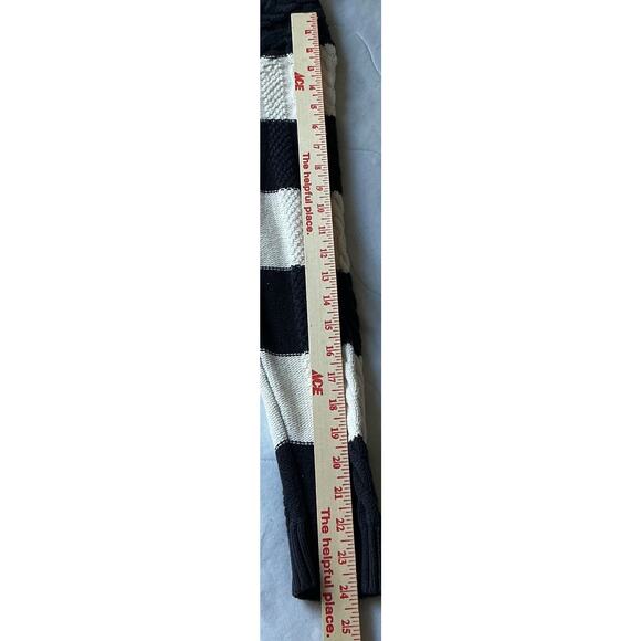 MNG Basics Woman Long Sleeve Pullover Sweater 100% Cotton Blue White Striped L - Picture 8 of 8